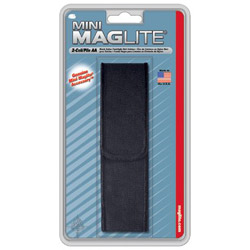Maglite® Black Nylon Full Flap Holster for Mini-mag