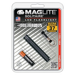 Maglite® Solitaire® LED AAA Flashlight, AAA, 37, Black