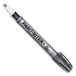 Markal Paint-Riter®+ Oily Surface Paint Marker, Silver, 1/8 in Tip, Medium