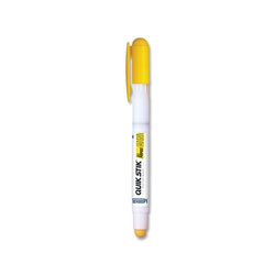 Markal Quik Stik® All Purpose Mini Solid Paint Marker, Yellow, 3/8 in Tip, Bullet