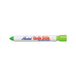 Markal Quik Stik® All Purpose Solid Paint Marker, Fluorescent Green, 1/8 in, Bullet