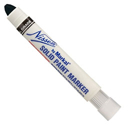 Markal Solid Paint Marker, Black, 5/16 in, Medium