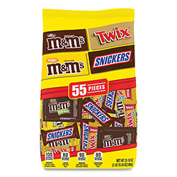 Mars Chocolate Favorites Fun Size Candy Bar Variety Mix, 31.18 oz Bag, 55 Pieces