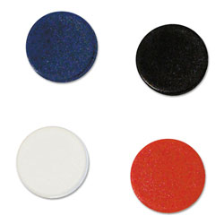 MasterVision™ Interchangeable Magnetic Board Accessories, Circles, Assorted, 3/4", 10/Pack (BVCIM140909)