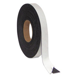 MasterVision™ Magnetic Adhesive Tape Roll, Black, 1" x 50 Ft. (BVCFM2021)