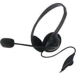 Maxell HP-BPB 199317 Headset - Stereo - Binaural - Black