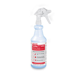 Maxim Facility+ RTU Disinfectant, Unscented, 32 oz, 6/Carton