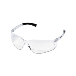 MCR Safety BearKat® BK1 Series Bifocal Readers Safety Glasses, Clear Lens, 2.5 Dipter, Clear Frame
