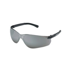 MCR Safety BearKat® BK1 Series Safety Glasses, Silver Mirror Lens, Duramass® Scratch-Resistant, Gray Frame