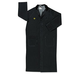 MCR Safety Classic Plus Rainwear, X-Large, PVC/Polyester, Black