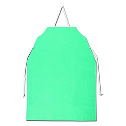 MCR Safety Dominator PVC Apron, 35 in x 45 in, 0.42 mm Thickness, Raw Edges, Aqua Green