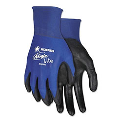 MCR Safety Ninja Lite Gloves, X-Large, Black/Blue/Green