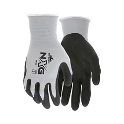 MCR Safety NXG® Work Gloves, X-Small, Black/Gray