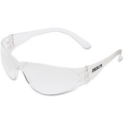 MCR Safety Safety Glasses, Crews Checklite, Scratch Resistant, Clear