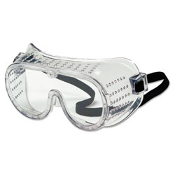 MCR Safety Safety Goggles, Over Glasses, Clear Lens
