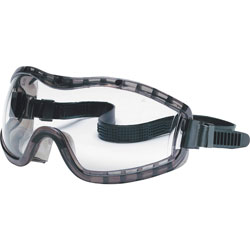 MCR Safety Safety Goggle, w/ Adjustable Strap, Antifog, Clear