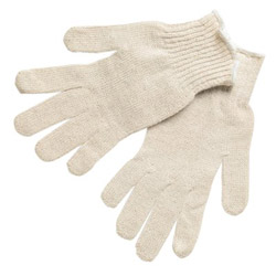 Memphis Glove Large Cotton/polyester Natural String Knit Glove