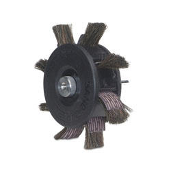Merit Abrasives Sand-O-Flex™ 350-RP Coated Flap Wheel, 6-1/2 in dia, 80 Grit, 2400 rpm