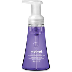 Method Products Foaming Hand Wash, French Lavender, 10 oz Pump Bottle, 6/Carton