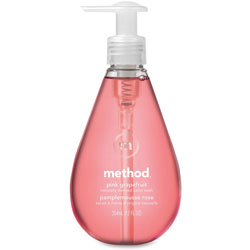 Method Products Gel Hand Wash, Pink Grapefruit, 12 oz Pump Bottle, 6/Carton (MTH00039CT)