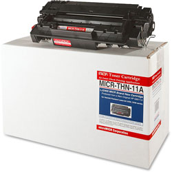 Micromicr MICR Toner Cartridge, Alternative for HP 11A, Laser, 6000 Pages, Black, 1 Each
