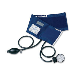 Medline Sphygmomanometer, PVC, Adult, Handheld, Blue