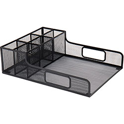 Mind Reader Serving Tray Countertop Organizer, 7 Compartment(s), 5.5 in Height x 11.5 in Width x 14.8 in Length