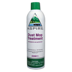 Misty Aspire Dust Mop Treatment, Lemon Scent, 20 oz. Aerosol Can, 12/Carton