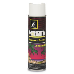 Misty Handheld Air Deodorizer, Summer Breeze, 10 oz Aerosol, 12/Carton (AMR1001868)