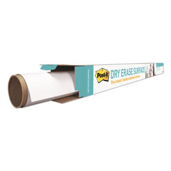 Post-it® Dry Erase Surface with Adhesive Backing, 48 in x 36 in, White