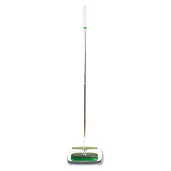 Scotch Brite® Quick Floor Sweeper, 42 in Aluminum Handle, White/Gray/Green