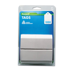 Monarch Refill Tags, 1 1/4 x 1 1/2, White, 1,000/Pack