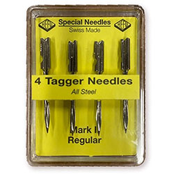 Monarch Regular Attacher Needles - 4/Pack - Stainless Steel - Silver