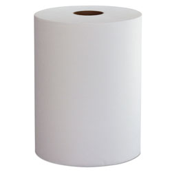 Morcon Paper 10 Inch Roll Towels, 1-Ply, 10 in x 800 ft, White, 6 Rolls/Carton
