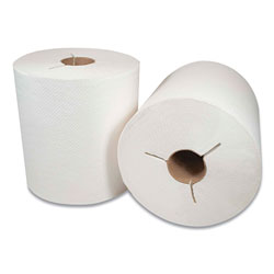 Morcon Paper Morsoft Controlled Towels, Y-Notch, 8 in x 800 ft, White, 6/Carton