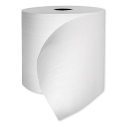 Morcon Paper Morsoft Universal Roll Towels, 1-Ply, 8 in x 700 ft, White, 6 Rolls/Carton