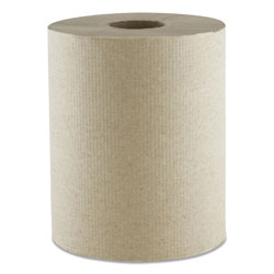 Morcon Paper Morsoft Universal Roll Towels, Kraft, 1-Ply, 600 ft, 7.8 in Dia, 12 Rolls/Carton