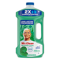 Mr. Clean Multipurpose Cleaning Solution with Febreze, Meadows and Rain, 64 oz Bottle