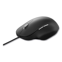 Microsoft Ergonomic Wired Mouse, USB, Right Hand Use, Black