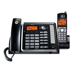 Motorola ViSYS 25255RE2 Two-Line Corded/Cordless Phone System with Answering System