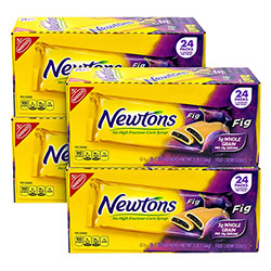 Nabisco Fig Newtons, 2 oz Pack, 2 Cookies/Pack, 24 Packs/Box, 4 Boxes/Carton