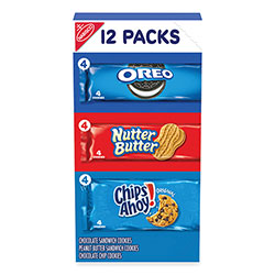 Nabisco Variety Pack Cookies, Assorted, 20 oz Box, 12 Packs/Box