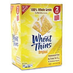 Nabisco Wheat Thins Crackers, Original, 20 oz Bag, 2 Bags/Box