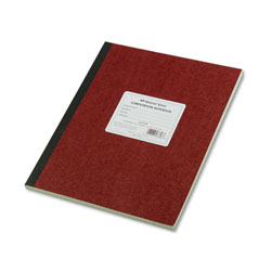 National Brand Computation Notebook, Quadrille Rule (4 sq/in), Brown Cover, (75) 11.75 x 9.25 Sheets (RED43648)
