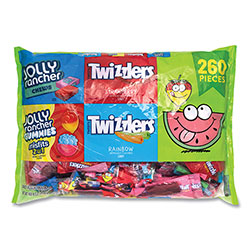 National Brand Twizzlers and Jolly Rancher Sweets Assortment Bulk Variety, Assorted Flavors, 260/Pack