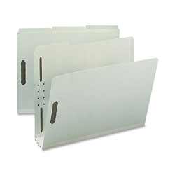 Nature Saver Pressboard Fastener Folder, 25 Pt, 3 Expandable, 1/3 Tab, Letter, 25/Box
