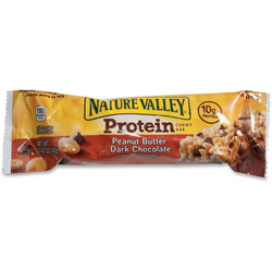 Nature Valley® Protein Chewy Bar, Peanut Butter Chocolate, Box, 1.5 lb, 16 per box