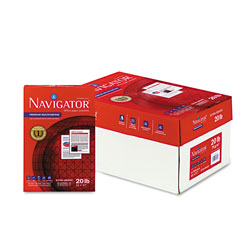 Navigator Premium Multipurpose Copy Paper, 97 Bright, 20lb, 11 x 17, White, 500 Sheets/Ream, 5 Reams/Carton