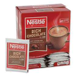 Nestle Hot Cocoa Mix, Rich Chocolate, .71oz, 50/Box