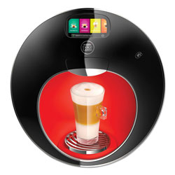 Nestle Majesto Automatic Coffee Machine, Black/Red